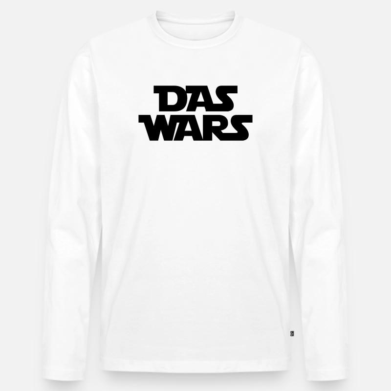 Das wars - Männer Premium Bio Langarmshirt - Weiß