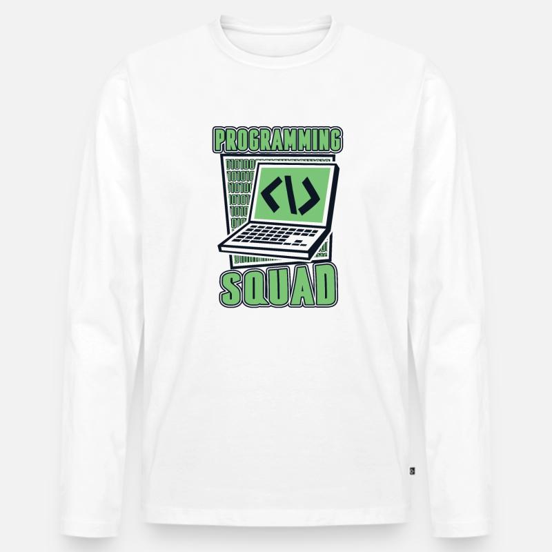 Programming Squad Software Developer Developer - Men's Premium Organic Long Sleeve Shirt - undefined