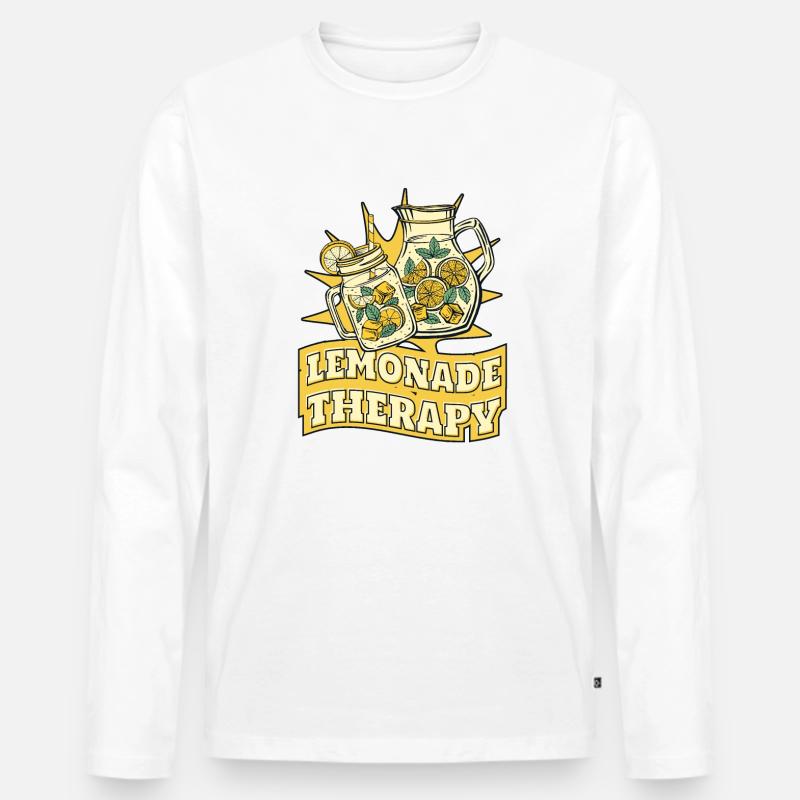 Lemonade Therapy Limonadenverkäufer Limonade - Männer Premium Bio Langarmshirt - undefined