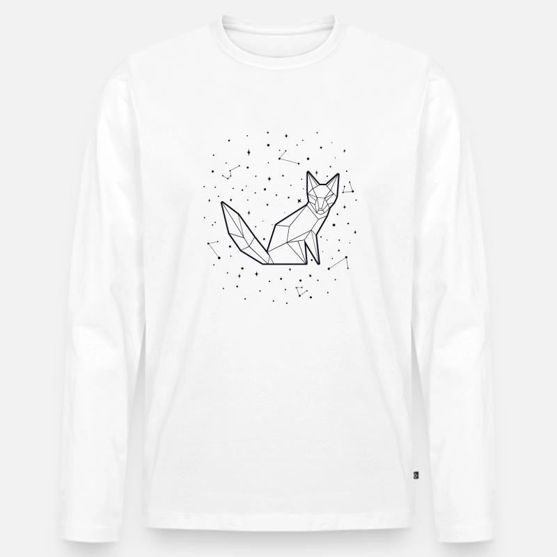 Sternbild Fuchs Sternbild Rotfuchs Canidae - Männer Premium Bio Langarmshirt - undefined