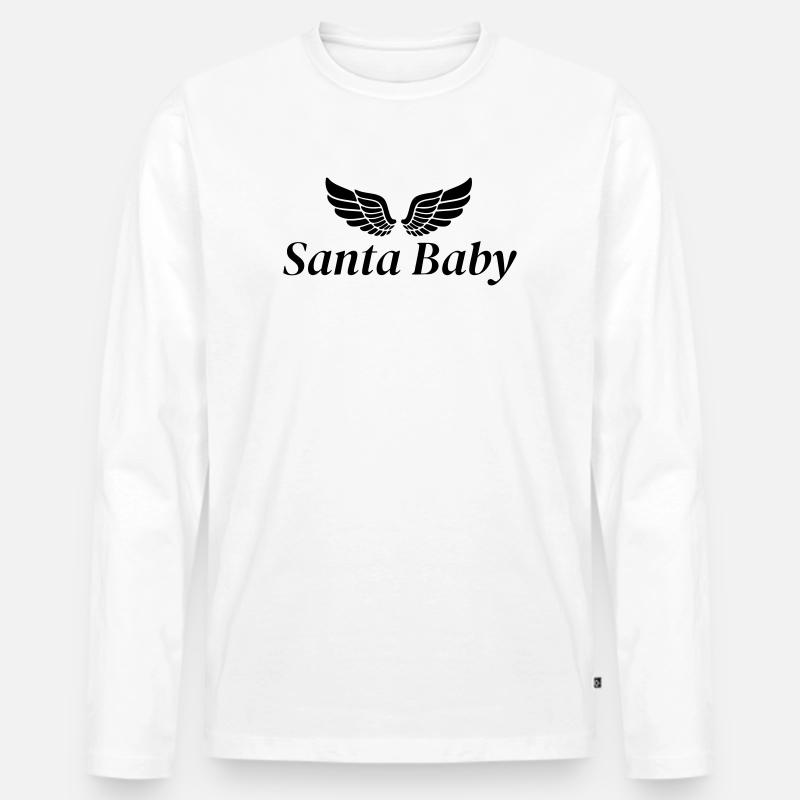 Design-Datei fehlt - Männer Premium Bio Langarmshirt - Weiß