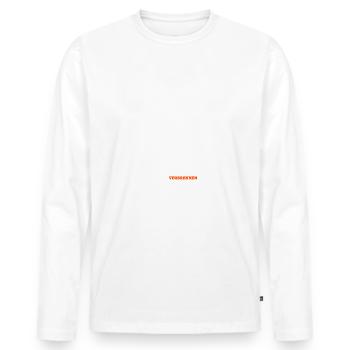 LKW Fahrer - Essen Fleisch Trinken Bier... - Männer Premium Bio Langarmshirt - Weiß - Vorne - Nico (187cm)