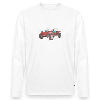Cooles Strandbuggy Modellauto UTV RC Auto Geschenk - Männer Premium Bio Langarmshirt - Weiß - Vorne - Nico (187cm)