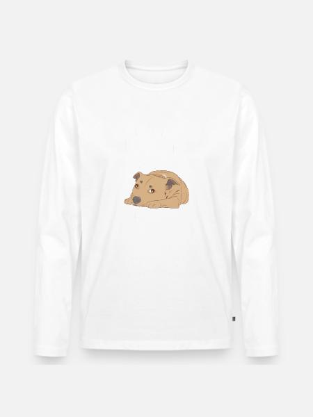 Staffordshire Bull Terrier Gift - Men's Premium Organic Long Sleeve Shirt -