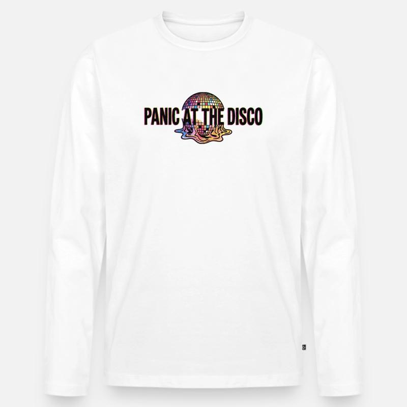 panic-at-the-disco - Männer Premium Bio Langarmshirt - Weiß