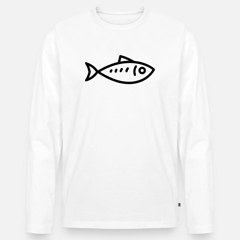 Hering - Männer Premium Bio Langarmshirt - Weiß