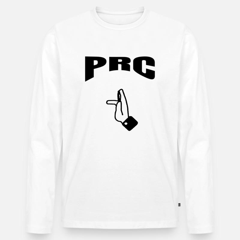 Prc Balkan Serbien - Männer Premium Bio Langarmshirt - Weiß