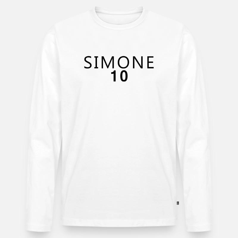 Dschungel 2026 Karneval Kostüm Simone - Männer Premium Bio Langarmshirt - Weiß