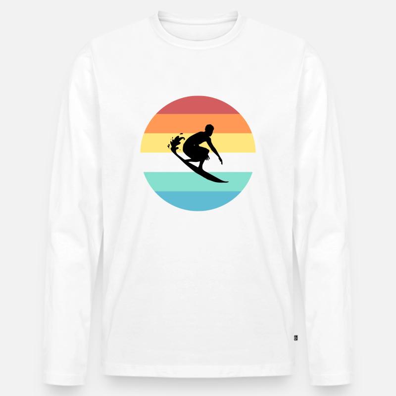 Surfer - Männer Premium Bio Langarmshirt - undefined