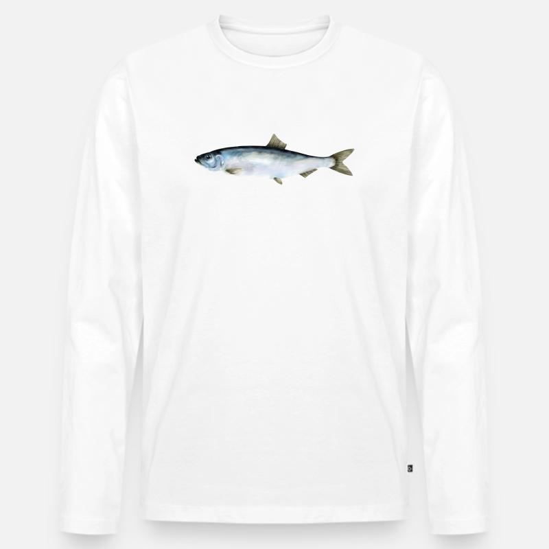 Hering - Männer Premium Bio Langarmshirt - Weiß