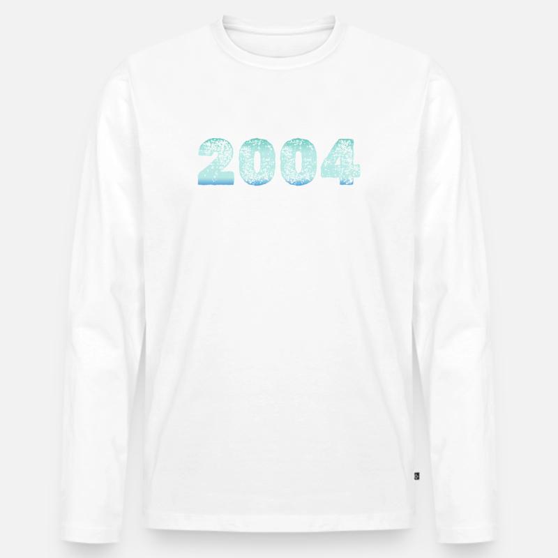 Entwurf als  - Männer Premium Bio Langarmshirt - Weiß