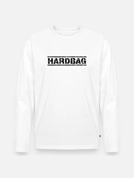 Hardbag - Männer Premium Bio Langarmshirt - Weiß