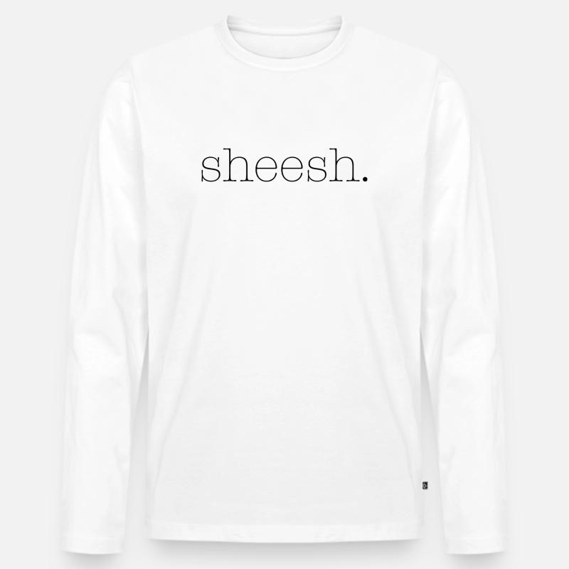  - Männer Premium Bio Langarmshirt - Weiß