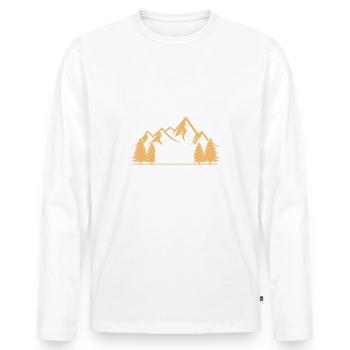 Campervan Wohnmobil Camper Opa Geschenk - Männer Premium Bio Langarmshirt - Weiß - Vorne - Nico (187cm)