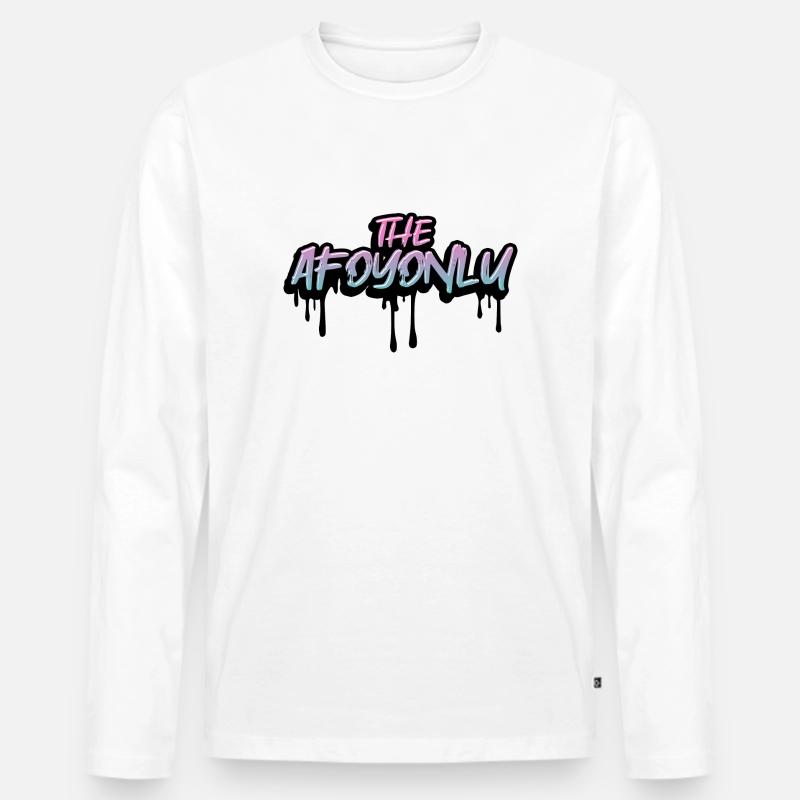 The afyonlu - Männer Premium Bio Langarmshirt - Weiß