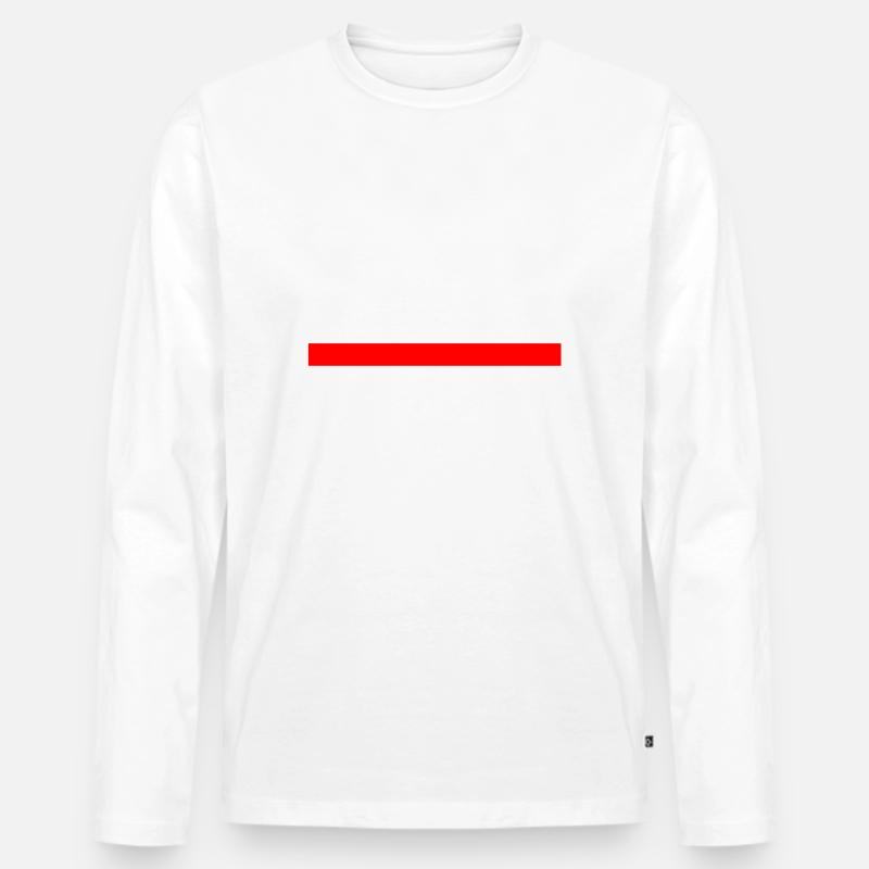 Fck afd - Männer Premium Bio Langarmshirt - Weiß
