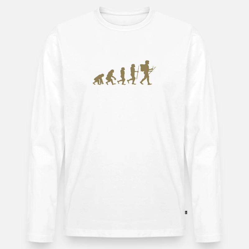 Geocaching evolution Shirt - Männer Premium Bio Langarmshirt - undefined