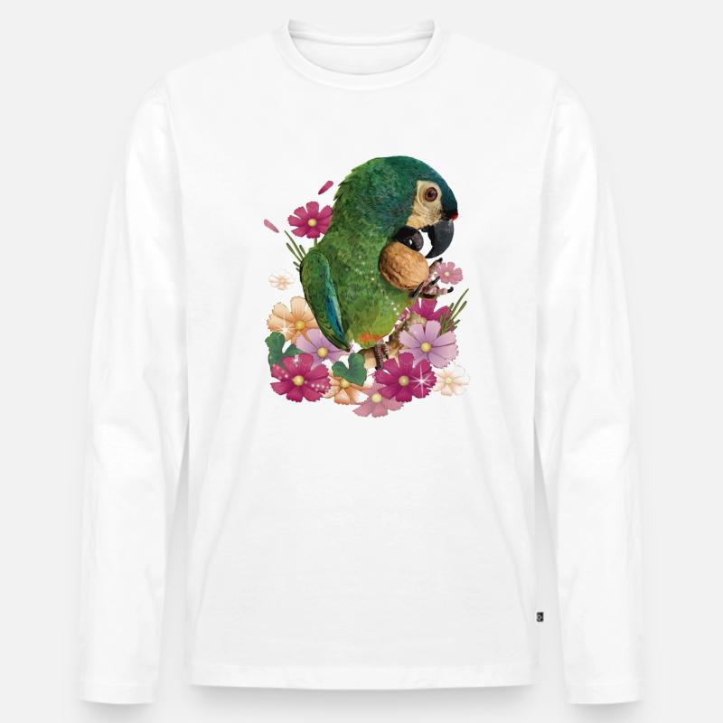Das Maracanã - Männer Premium Bio Langarmshirt - Weiß