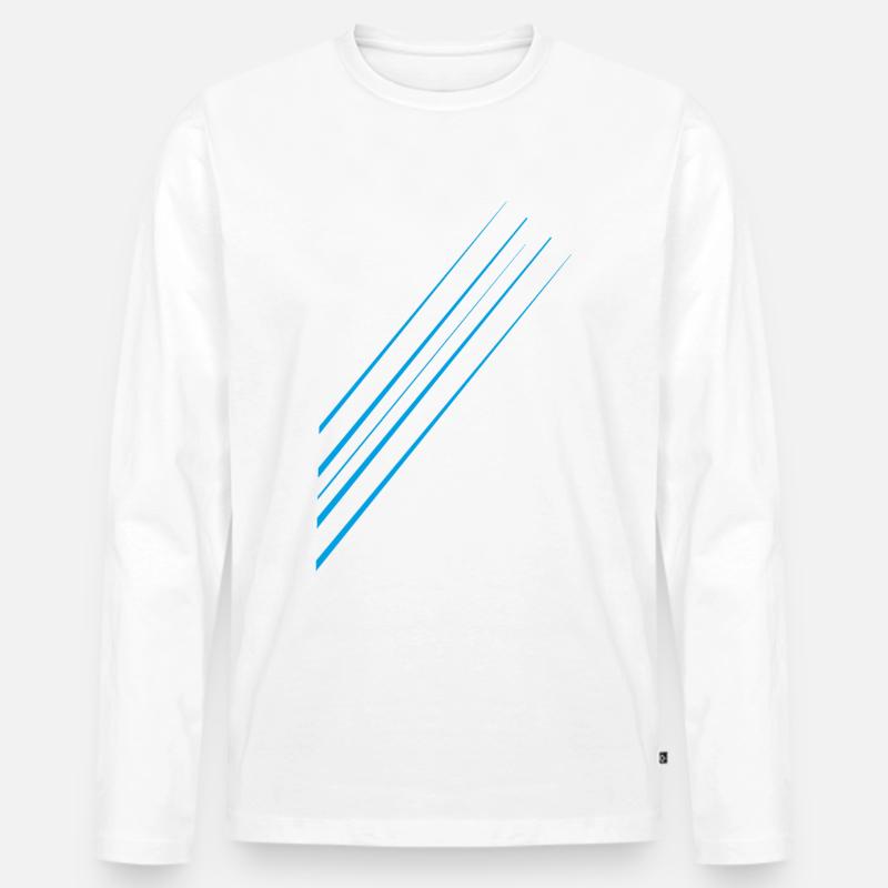 Glidflygplan med vattenglidare glidflygplan - Ekologisk långärmad premium-T-shirt herr - undefined