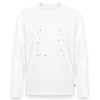 Hobby Horse Steckenpferde Reiter Hobby Horsing - Männer Premium Bio Langarmshirt - Weiß - Vorne - Nico (187cm)