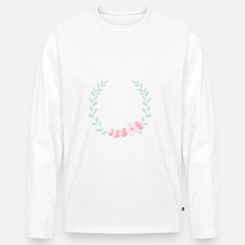 Lama - I Love This Llama - Männer Premium Bio Langarmshirt - undefined