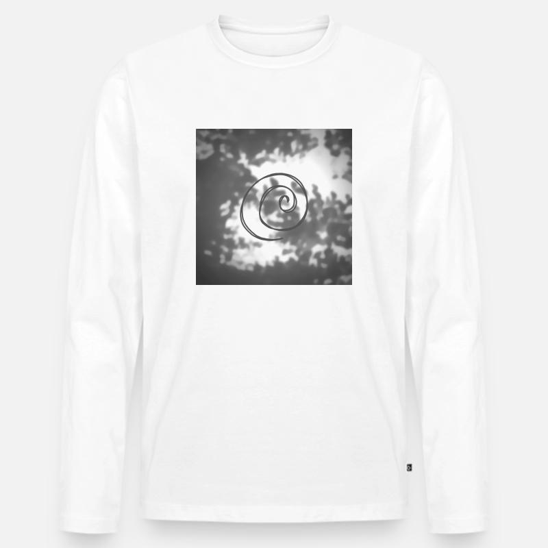 Mood - Männer Premium Bio Langarmshirt - Weiß