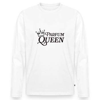 Parfum Queen - Männer Premium Bio Langarmshirt - Weiß - Vorne - Nico (187cm)