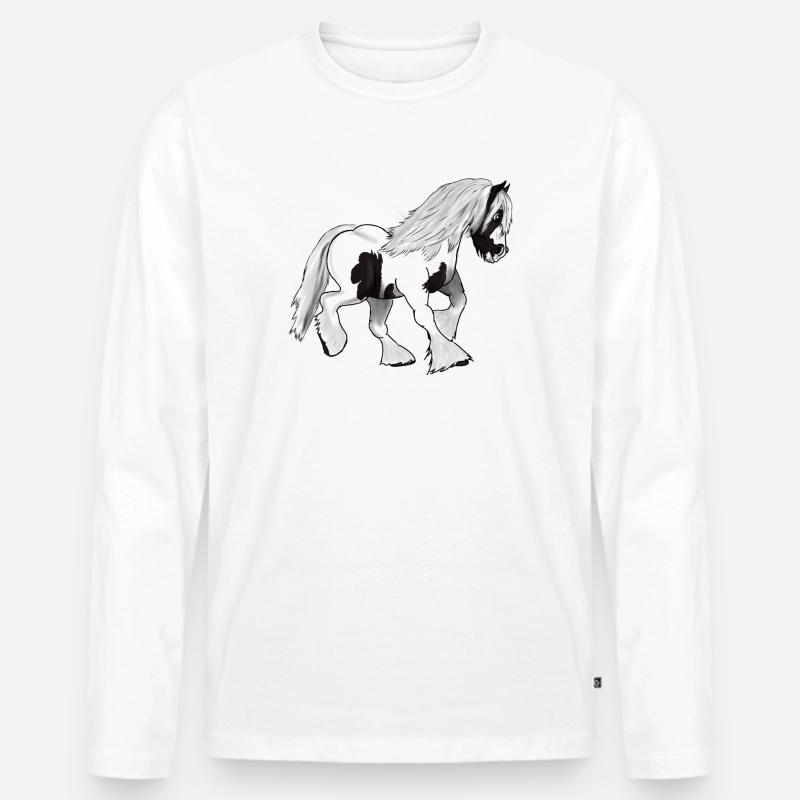 Tinkerliebe - Männer Premium Bio Langarmshirt - Weiß