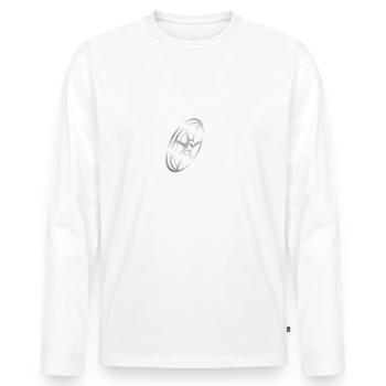 Rim rims wheel advice expensive car gift idea - Men's Premium Organic Long Sleeve Shirt - white - Front - Nico (187cm)