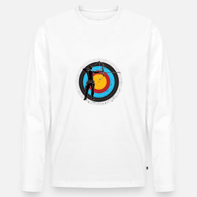 Bogenschütze - Männer Premium Bio Langarmshirt - undefined