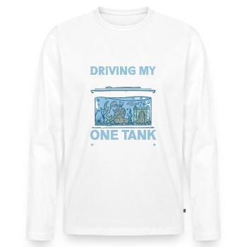Aquarist Aquarium Hobbyist Aquarium Fischhalter - Männer Premium Bio Langarmshirt - Weiß - Vorne - Nico (187cm)