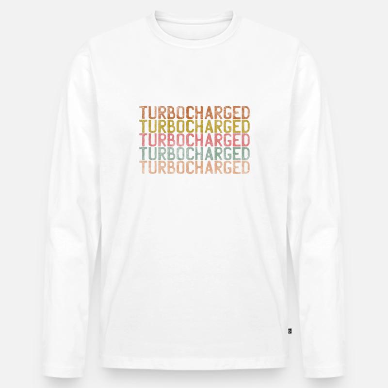 Autotuning, Turbo, Geschenk - Männer Premium Bio Langarmshirt - undefined