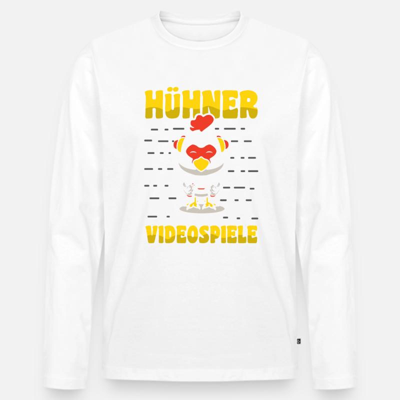Hühnerflüsterer Huhn Hühnerhalter Hühner - Männer Premium Bio Langarmshirt - undefined