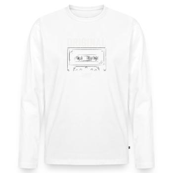 Original June 1950 72nd Birthday Gift Men - Men's Premium Organic Long Sleeve Shirt - white - Front - Nico (187cm)