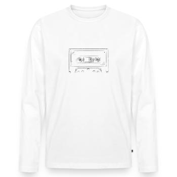 Original June 1957 65th Birthday Gift Men - Men's Premium Organic Long Sleeve Shirt - white - Front - Nico (187cm)