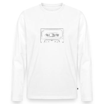 Original June 1964 58th Birthday Gift Men - Men's Premium Organic Long Sleeve Shirt - white - Front - Nico (187cm)