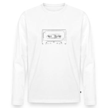 Original June 1967 55th Birthday Gift Men - Men's Premium Organic Long Sleeve Shirt - white - Front - Nico (187cm)