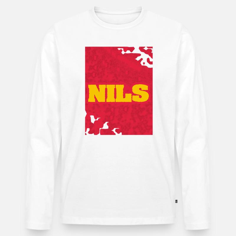Nils - Männer Premium Bio Langarmshirt - undefined