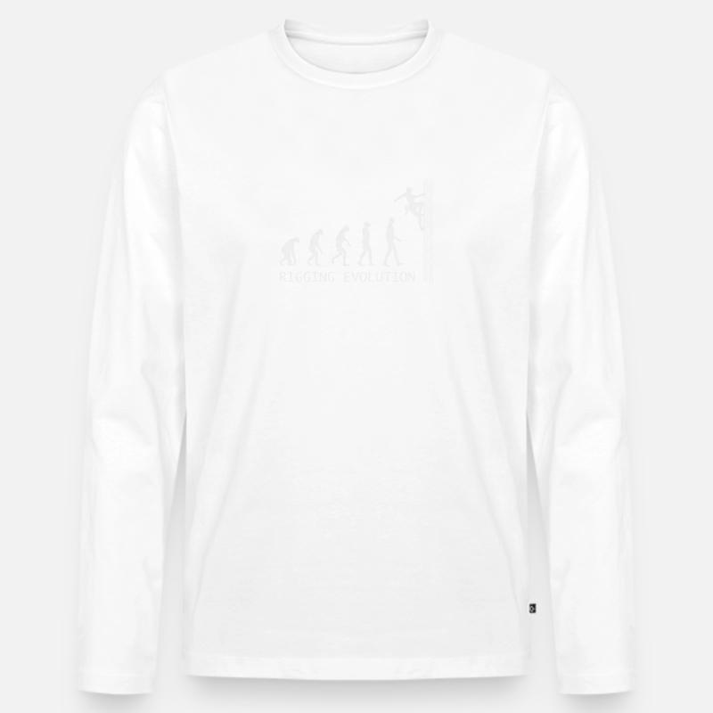 Rigging Evolution Traverse - Men's Premium Organic Long Sleeve Shirt - undefined