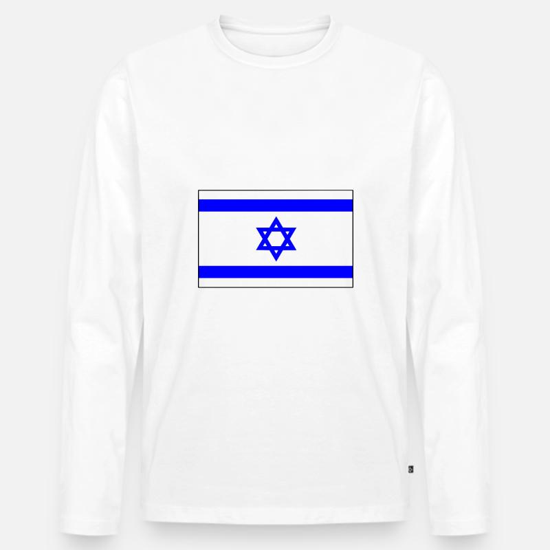 Never again is now - Männer Premium Bio Langarmshirt - Weiß