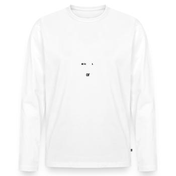 Cela commence par une découverte des sorcières - T-shirt manches longues Premium bio Homme - blanc - Devant - Nico (187cm)
