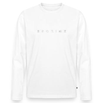 Fencing lettering french - Men's Premium Organic Long Sleeve Shirt - white - Front - Nico (187cm)
