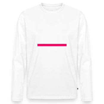 Fck 2022 - Men's Premium Organic Long Sleeve Shirt - white - Front - Nico (187cm)
