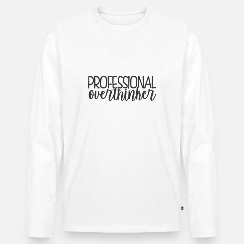 Professioneller Reflektor - Männer Premium Bio Langarmshirt - Weiß