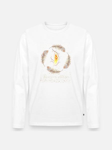 The magic is within you - Men's Premium Organic Long Sleeve Shirt - white
