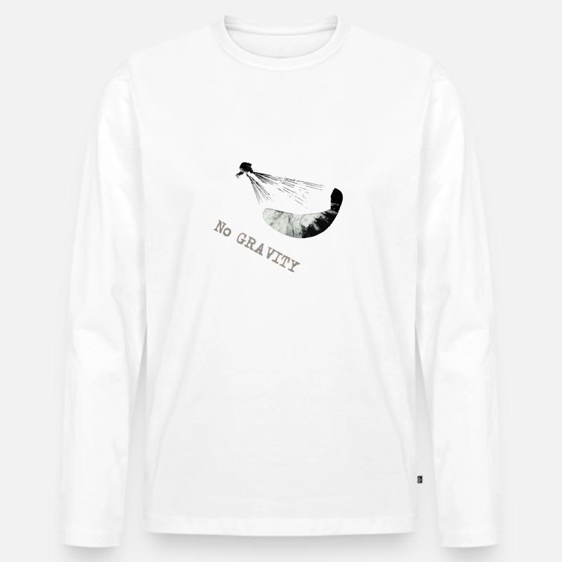 Gleitschirm paragliding acro - Männer Premium Bio Langarmshirt - Weiß