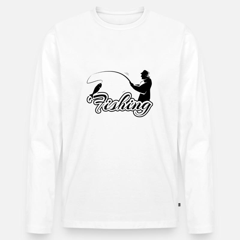 Wassersport - Männer Premium Bio Langarmshirt - Weiß