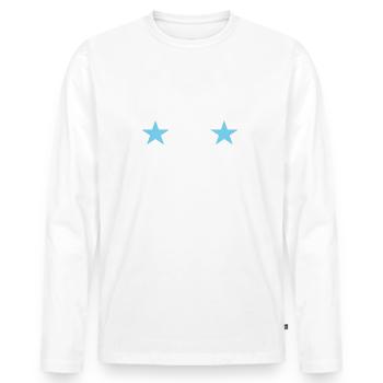 Fliesenleger Bester Papa Vatertag Geburtstag - Männer Premium Bio Langarmshirt - Weiß - Vorne - Nico (187cm)