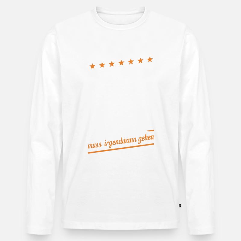 Altersteilzeit ATZ - Männer Premium Bio Langarmshirt - Weiß