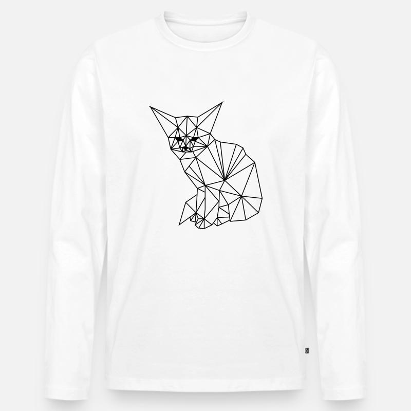 Wüstenfuchs - Männer Premium Bio Langarmshirt - Weiß